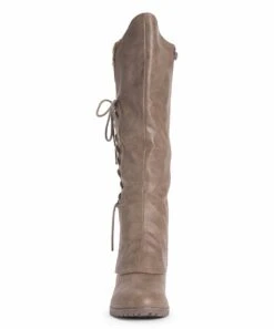 Coupon ✔️ LUKEES By MUK LUKS Taupe Lacy Leo Boot - ???? Women ❤️ -MUK LUKS SHOP zu100252245 alt 3 tm1633548349