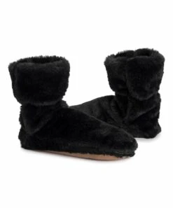 Buy ???? MUK LUKS Ebony Faux Fur Slippers ???? Socks - ???? Women ????