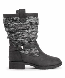 Budget ???? LUKEES By MUK LUKS Black Knit Bridgette Slouchy Boot - ???? Women ???? 6 Budget ???? LUKEES By MUK LUKS Black Knit Bridgette Slouchy Boot - ???? Women ???? -MUK LUKS SHOP zu100761034 alt 2 tm1637762375