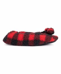 Brand new ???? MUK LUKS Red Buffalo Check Novelty Ballerina Slipper - ???? Women ???? -MUK LUKS SHOP zu100842908 alt 2 tm1639767078