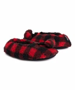 Brand new ???? MUK LUKS Red Buffalo Check Novelty Ballerina Slipper - ???? Women ????