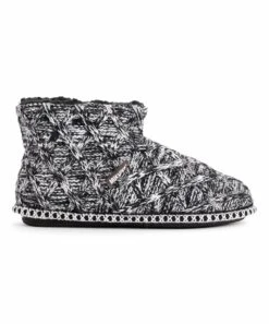 Top 10 ???? MUK LUKS Ebony & Ghost Leighton Slipper Boot - ???? Women ???? -MUK LUKS SHOP zu100842969 alt 2 tm1639767078