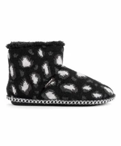 New ???? MUK LUKS Black & White Leopard Leighton Faux Fur Slipper Boot - ???? Women ???? 6 New ???? MUK LUKS Black & White Leopard Leighton Faux Fur Slipper Boot - ???? Women ???? -MUK LUKS SHOP zu100844177 alt 2 tm1637762375