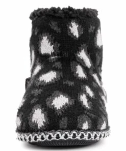 New ???? MUK LUKS Black & White Leopard Leighton Faux Fur Slipper Boot - ???? Women ???? 7 New ???? MUK LUKS Black & White Leopard Leighton Faux Fur Slipper Boot - ???? Women ???? -MUK LUKS SHOP zu100844177 alt 3 tm1637762375