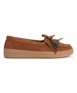 Best reviews of ???? MUK LUKS Cognac Bow Soho Street Suede Moccasin - ???? Women ???? -MUK LUKS SHOP zu100845016 alt 2 tm1639767139