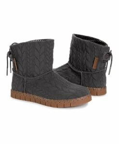 Discount ???? MUK LUKS Black Flexi Hoboken Boot - ???? Women ????