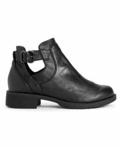 Promo ???? LUKEES By MUK LUKS Black Bobbi Ankle Boot - ???? Women ???? -MUK LUKS SHOP zu100845031 alt 2 tm1639767139