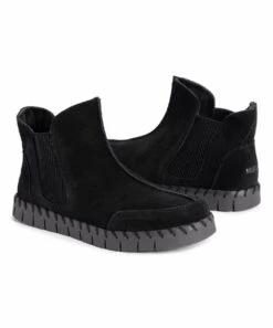 Promo ???? MUK LUKS Black Flexi Chelsea Ankle Boot - ???? Women ????