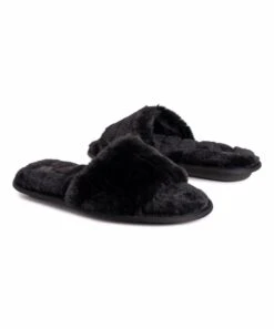 Promo ???? MUK LUKS Black Sylvie Slipper - ???? Women ????