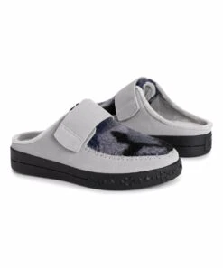New ???? MUK LUKS Light Gray Brooklyn Street Mule - ???? Women ????