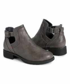 Best reviews of ⭐ LUKEES By MUK LUKS Gray Bobbi Ankle Boot - ???? Women ✔️