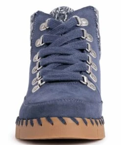Deals ⭐ MUK LUKS Navy Flexi Monticello Ankle Boot - ???? Women ⌛ -MUK LUKS SHOP zu100854221 alt 3 tm1639766918