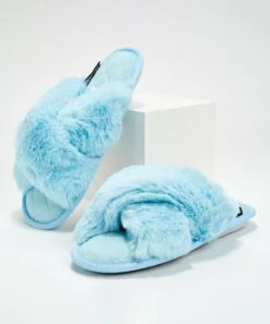 Buy ✔️ MUK LUKS Light Turquoise Crisscross Slipper - ???? Women ????