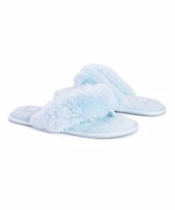 Flash Sale ???? MUK LUKS Water Ballet Maren Faux-Fur Y-Strap Slipper - ???? Women ????