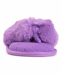 Best Pirce ???? MUK LUKS Violet Maren Faux-Fur Y-Strap Slipper - ???? Women ???? 7 Best Pirce ???? MUK LUKS Violet Maren Faux-Fur Y-Strap Slipper - ???? Women ???? -MUK LUKS SHOP zu101856035 alt 3 tm1645035938
