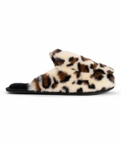 Buy ???? MUK LUKS Black Leopard Capucine Slide Slipper - ???? Women ???? -MUK LUKS SHOP zu101864640 alt 2 tm1646919844