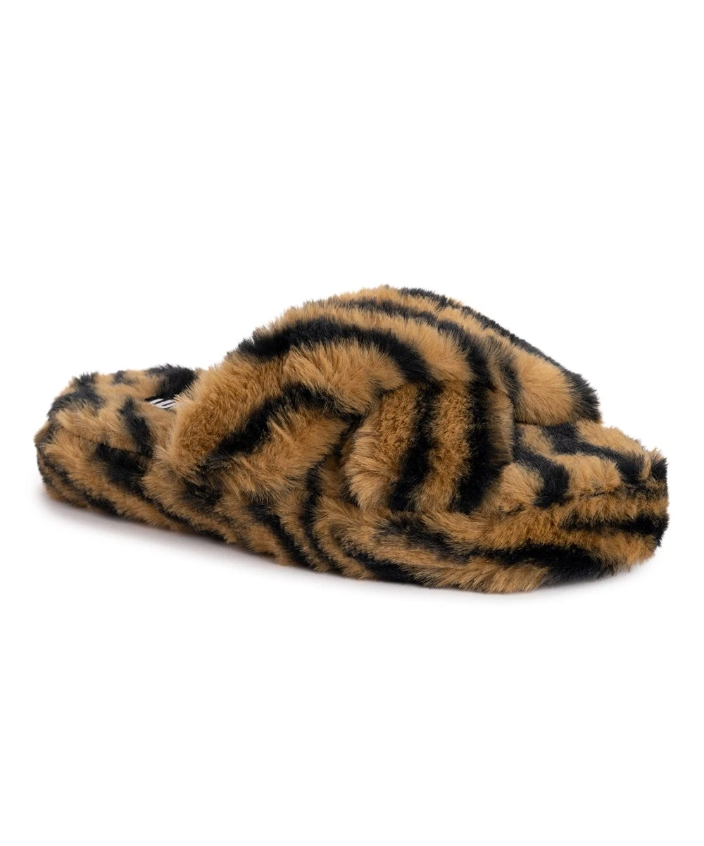 Flash Sale ???? LUKEES By MUK LUKS Brown & Black Tiger Lark Slipper - ???? Women ✨ 2 Flash Sale ???? LUKEES By MUK LUKS Brown & Black Tiger Lark Slipper - ???? Women ✨ - Image 2