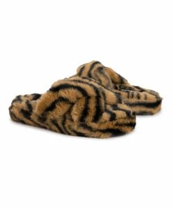 Flash Sale ???? LUKEES By MUK LUKS Brown & Black Tiger Lark Slipper - ???? Women ✨