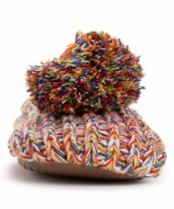 Hot Sale ✨ MUK LUKS Yellow & Red Knit Ballerina Moisturizing Slipper - ???? Women ❤️ -MUK LUKS SHOP zu102702411 alt 3 tm1642097942