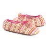 Top 10 ???? MUK LUKS Pink & Yellow Stripe Ballerina Moisturizing Slipper - ???? Women ????