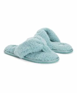 Best deal ???? MUK LUKS Porcelain Blue Taryn Thong Slipper - ???? Women ⭐