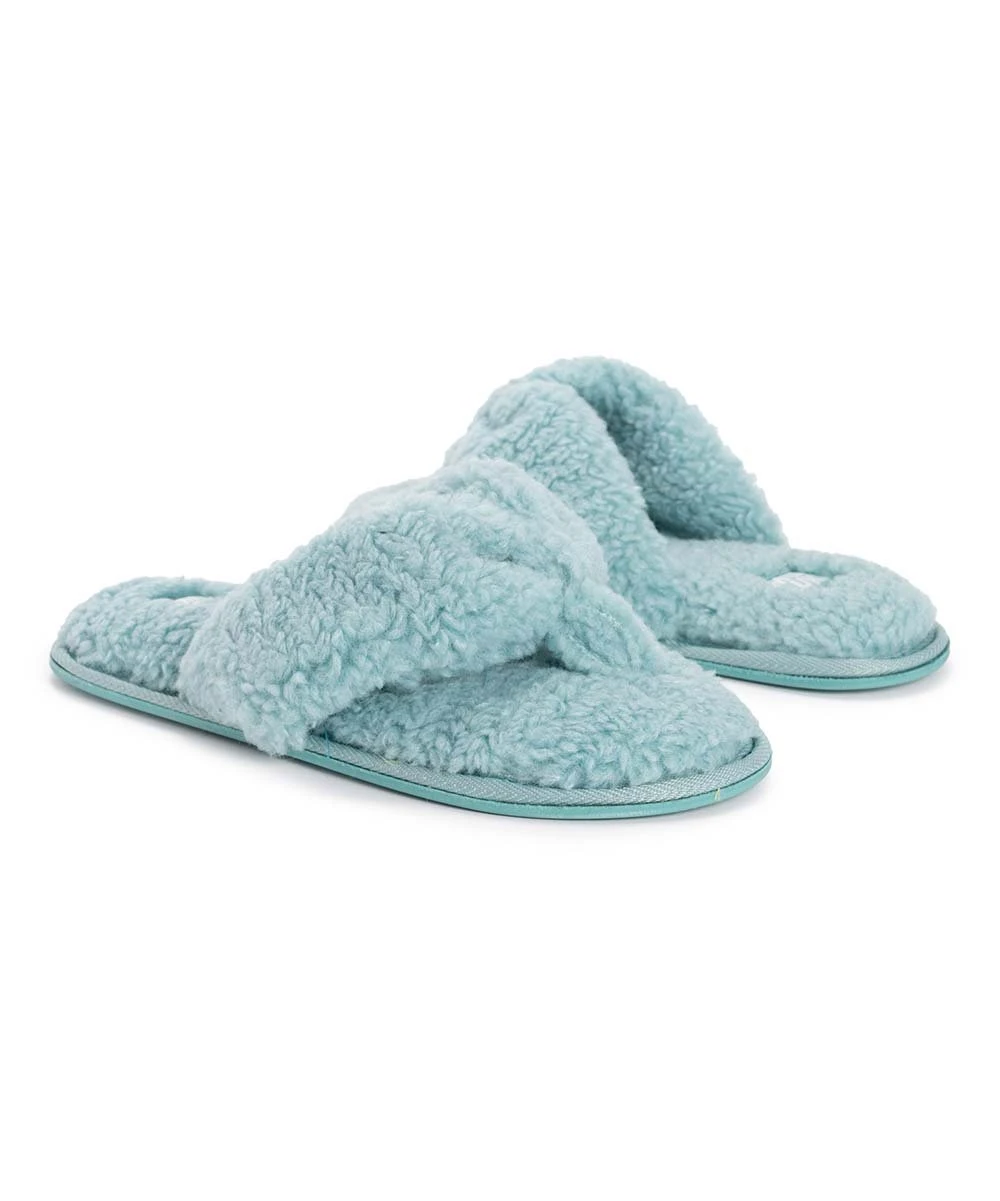 Best deal ???? MUK LUKS Porcelain Blue Taryn Thong Slipper - ???? Women ⭐ 1 Best deal ???? MUK LUKS Porcelain Blue Taryn Thong Slipper - ???? Women ⭐