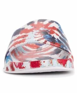 Best reviews of ???? Essentials By MUK LUKS Red & White Tie-Dye Pool Party Slide - ???? Women ???? -MUK LUKS SHOP zu102842202 alt 3 tm1649263923