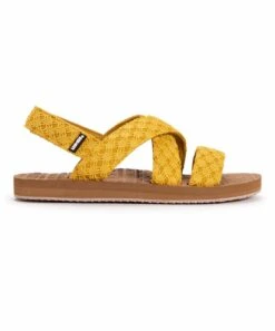 Top 10 ???? LUKEES By MUK LUKS Yellow Woven Sand Games Slingback ???? Sandal - ???? Women ⌛ -MUK LUKS SHOP zu102858094 alt 2 tm1645035938
