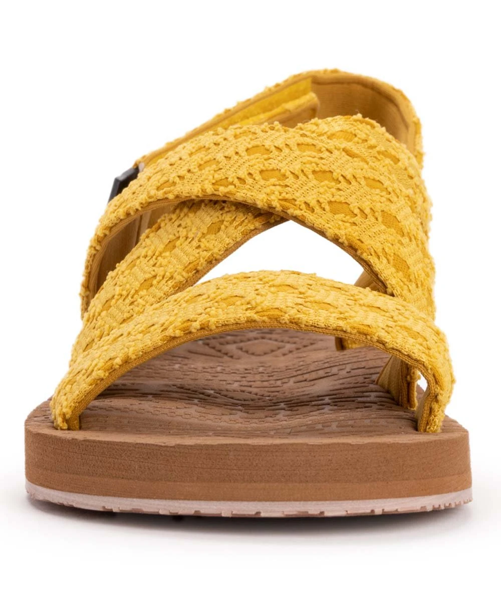 Wholesale ???? LUKEES By MUK LUKS Yellow Woven Sand Games Slingback ???? Sandal - ???? Women ???? 4 Wholesale ???? LUKEES By MUK LUKS Yellow Woven Sand Games Slingback ???? Sandal - ???? Women ???? - Image 4
