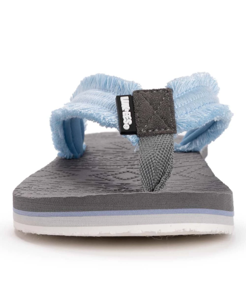 Best Sale ???? LUKEES By MUK LUKS Sky Blue Geometric Fringe Sand Dollar ???? Sandal - ???? Women ???? 4 Best Sale ???? LUKEES By MUK LUKS Sky Blue Geometric Fringe Sand Dollar ???? Sandal - ???? Women ???? - Image 4