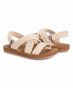 Best deal ???? LUKEES By MUK LUKS Oatmeal Geometric Sand Games ???? Sandal - ???? Women ????