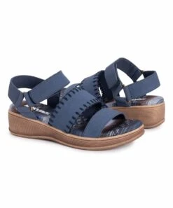 Best reviews of ???? MUK LUKS Dusty Blue City Soul ???? Sandal - ???? Women ????