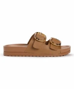 Best deal ✔️ MUK LUKS Cognac Double Strap Grand Cayman Buckle Slide - ???? Women ???? 6 Best deal ✔️ MUK LUKS Cognac Double Strap Grand Cayman Buckle Slide - ???? Women ???? -MUK LUKS SHOP zu102968954 alt 2 tm1646151257