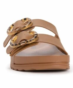 Best deal ✔️ MUK LUKS Cognac Double Strap Grand Cayman Buckle Slide - ???? Women ???? 7 Best deal ✔️ MUK LUKS Cognac Double Strap Grand Cayman Buckle Slide - ???? Women ???? -MUK LUKS SHOP zu102968954 alt 3 tm1646151257