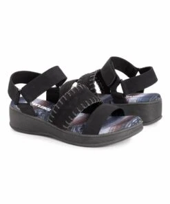 Best Sale ???? MUK LUKS Black City Soul Strap ???? Sandal - ???? Women ????