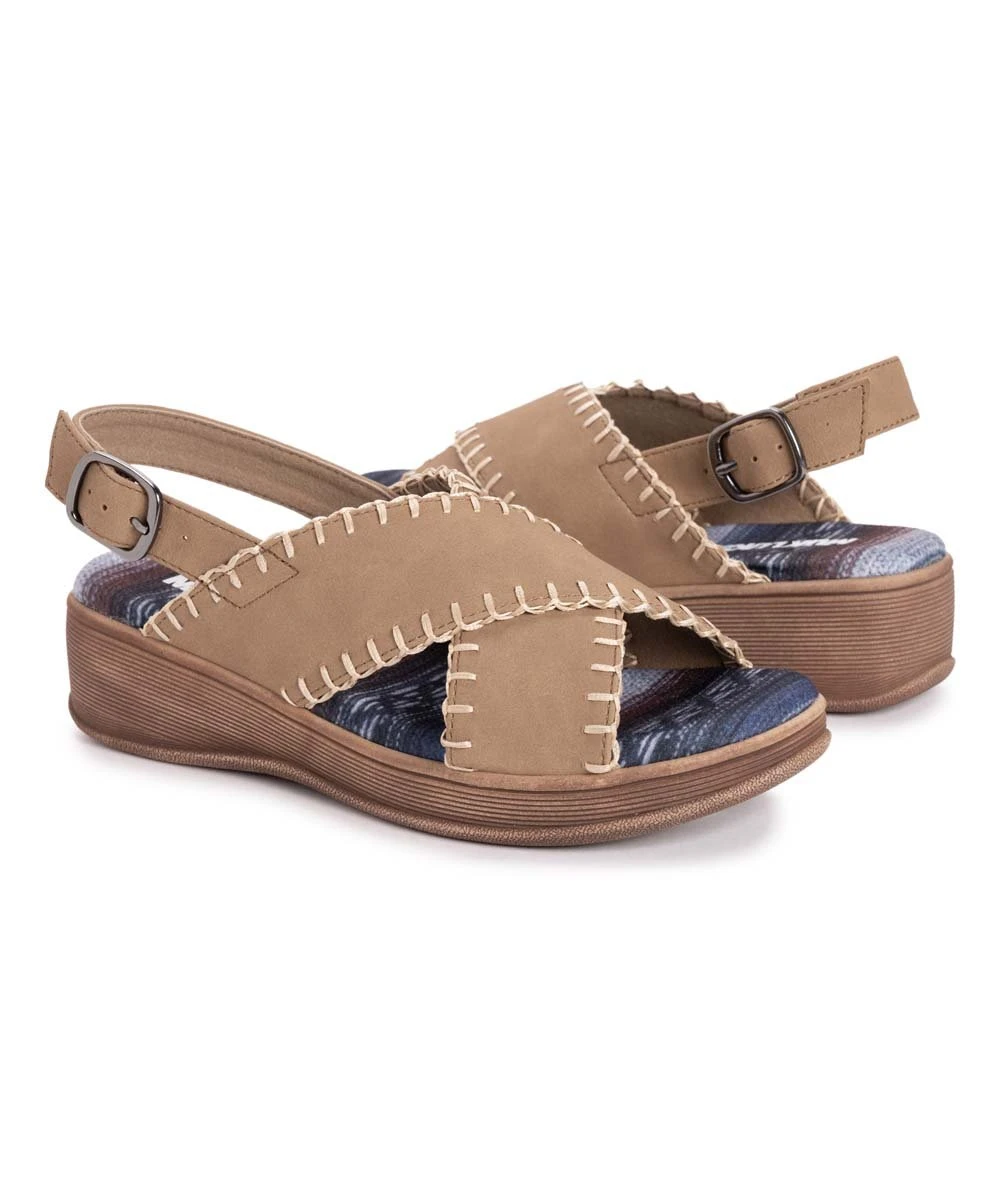 Best reviews of ???? MUK LUKS Taupe Blanket Stitch Crisscross City High-Rise ???? Sandal - ???? Women ???? 1 Best reviews of ???? MUK LUKS Taupe Blanket Stitch Crisscross City High-Rise ???? Sandal - ???? Women ????