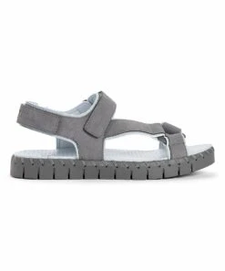 Discount ✔️ MUK LUKS Pearl Gray Flexi Woodstock Suede ???? Sandal - ???? Women ???? -MUK LUKS SHOP zu102969045 alt 2 tm1646919844