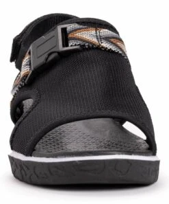 Brand new ❤️ MUK LUKS Black Geometric-Strap Boardwalk Parade Slingback ???? Sandal - ???? Women ❤️ -MUK LUKS SHOP zu102969051 alt 3 tm1645035938