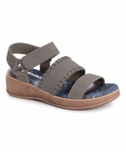 Promo ???? MUK LUKS Dark Gray City Soul ???? Sandal - ???? Women ????