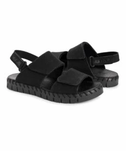 Deals ???? MUK LUKS Black Lattice Flexi Westhampton Suede Slingback ???? Sandal - ???? Women ????