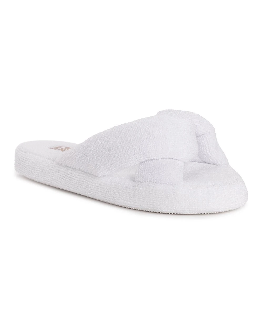 Deals ???? MUK LUKS White Mona Slipper - ???? Women ???? 2 Deals ???? MUK LUKS White Mona Slipper - ???? Women ???? - Image 2