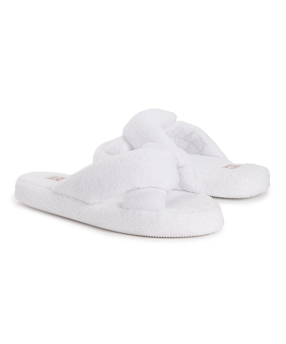Deals ???? MUK LUKS White Mona Slipper - ???? Women ???? 1 Deals ???? MUK LUKS White Mona Slipper - ???? Women ????