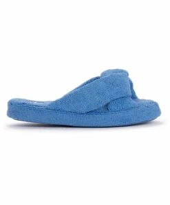 Outlet ???? MUK LUKS Blue Mona Slipper - ???? Women ???? -MUK LUKS SHOP zu103068468 alt 2 tm1645807267