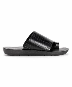 Outlet ❤️ MUK LUKS Black Croc-Embossed About Face ???? Sandal - ???? Women ???? -MUK LUKS SHOP zu103098685 alt 2 tm1645624336