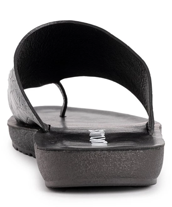 Best deal ???? MUK LUKS Black Croc-Embossed About Face ???? Sandal - ???? Women ???? 4 Best deal ???? MUK LUKS Black Croc-Embossed About Face ???? Sandal - ???? Women ???? - Image 4