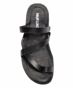 Deals ???? MUK LUKS Black About Town Toe-Loop ???? Sandal - ???? Women ???? 8 Deals ???? MUK LUKS Black About Town Toe-Loop ???? Sandal - ???? Women ???? -MUK LUKS SHOP zu103098693 alt 3 tm1645624336