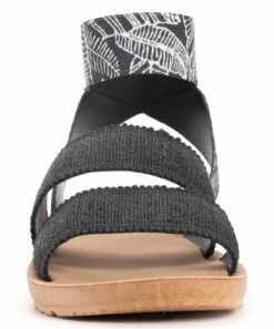 Hot Sale ???? MUK LUKS Black & White Leaf About Me ???? Sandal - ???? Women ???? 9 Hot Sale ???? MUK LUKS Black & White Leaf About Me ???? Sandal - ???? Women ???? -MUK LUKS SHOP zu103098699 alt 4 tm1645624336