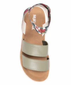 Discount ❤️ MUK LUKS Green & Beige Floral About Me ???? Sandal - ???? Women ❤️ -MUK LUKS SHOP zu103107278 alt 3 tm1646151257