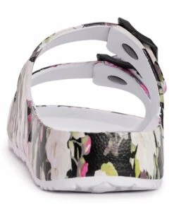 Best Pirce ???? MUK LUKS Black & Pink Floral Sea Star Slide - ???? Women ???? 7 Best Pirce ???? MUK LUKS Black & Pink Floral Sea Star Slide - ???? Women ???? -MUK LUKS SHOP zu103107280 alt 2 tm1645624336