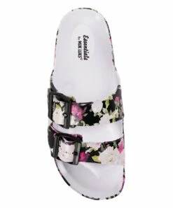 Best Pirce ???? MUK LUKS Black & Pink Floral Sea Star Slide - ???? Women ???? 8 Best Pirce ???? MUK LUKS Black & Pink Floral Sea Star Slide - ???? Women ???? -MUK LUKS SHOP zu103107280 alt 3 tm1645624336